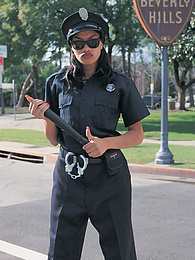 FreshPornPics presents: Cherry Lee, This Corrupt L.A. Cop Takes What She Wants