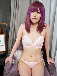 FreshPornPics presents: Asian girl Shiori Fujimori displays her petite tiny tits and unveils her complete nakedness in a solo